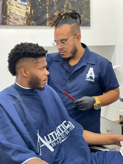 David Marulanda con Justin Patton.