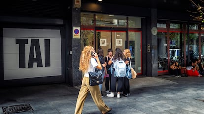 La Escuela Universitaria de Artes TAI en el centro de Madrid, este lunes 8 de septiembre de 2025.