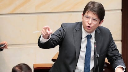 El senador Miguel Uribe Turbay.