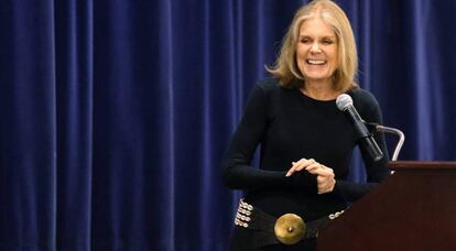 Gloria Steinem, en Nueva Orleans.  