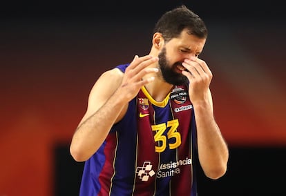 Nikola Mirotic, durante la final de la Euroliga contra el Efes.