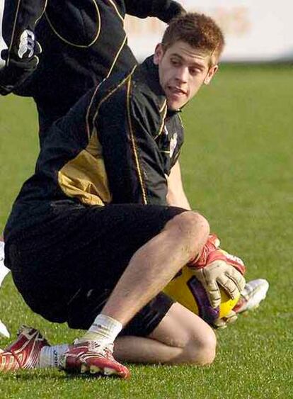 Fabricio, durante un entrenamiento.