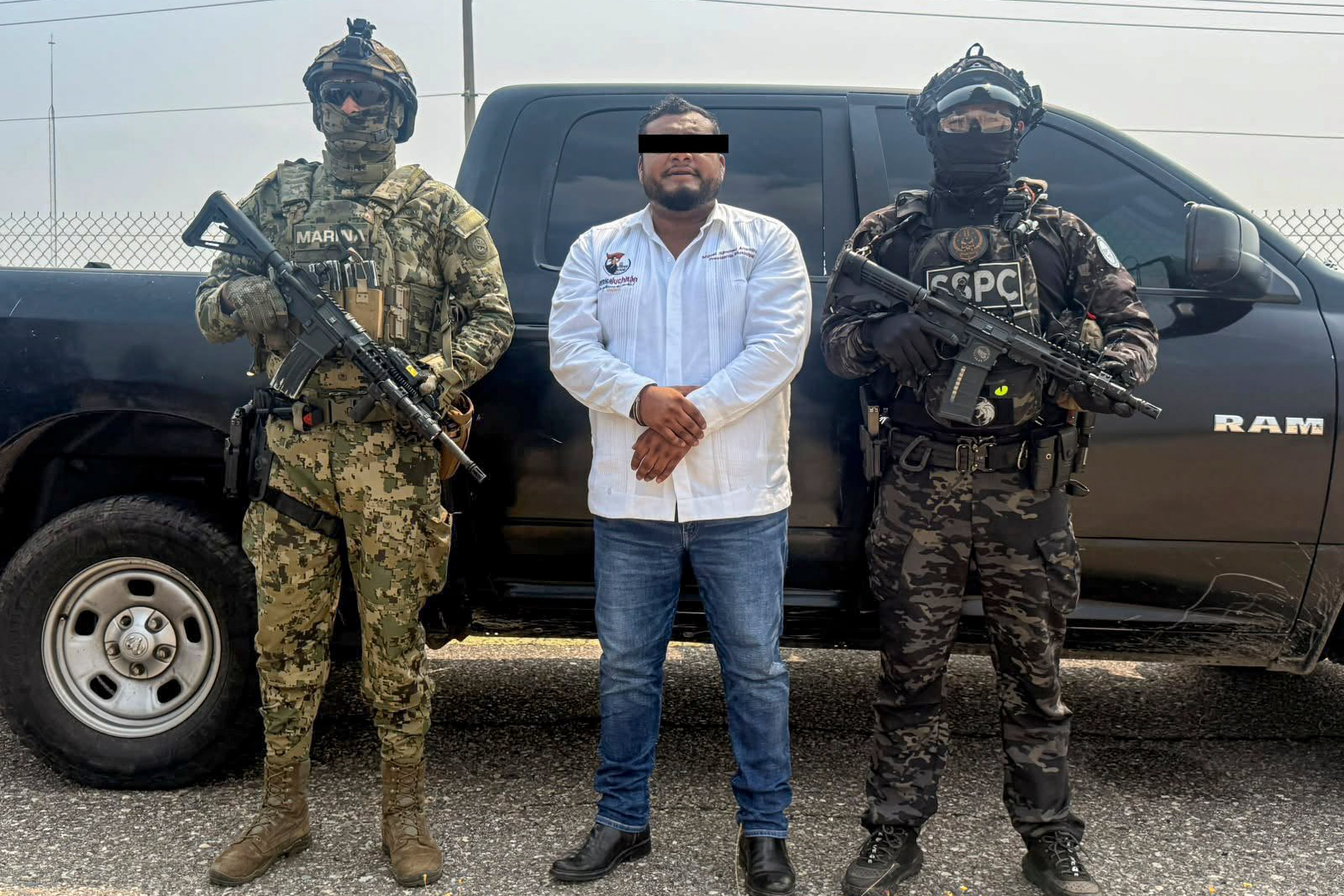 Detenido por vínculos con el crimen organizado Miguel Sánchez Altamirano, presidente municipal de Juchitán de Zaragoza
