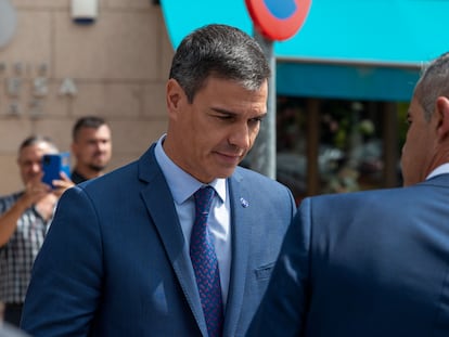 El presidente del Gobierno en funciones, Pedro Sánchez, este martes en Madrid.