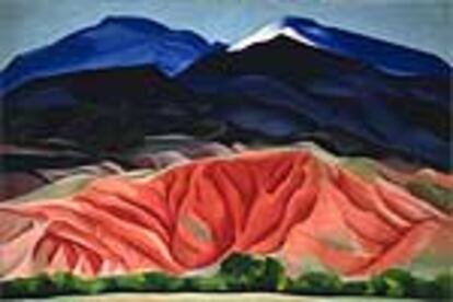 'Black Mesa Landscape, New Mexico/Out Back of Marie´s II' (1930), de Georgia O´keeffe.