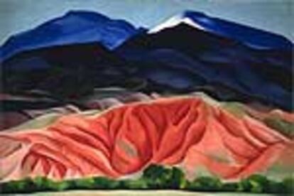 &#39;Black Mesa Landscape, New Mexico/Out Back of Marie´s II&#39; (1930), de Georgia O´keeffe.