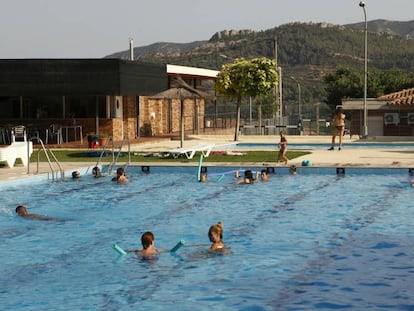 Una imagen de la piscina de Vinebre.