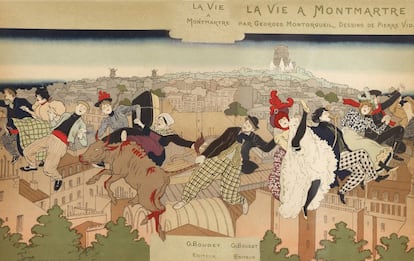 Una litografía que se verá en la muestra 'Toulouse-Lautrec y el espíritu de Montmartre'.
