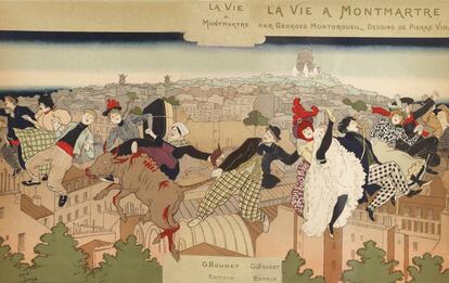 Una litografía que se verá en la muestra 'Toulouse-Lautrec y el espíritu de Montmartre'.