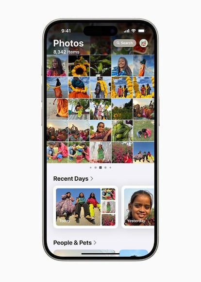 iOS 18 app Fotos