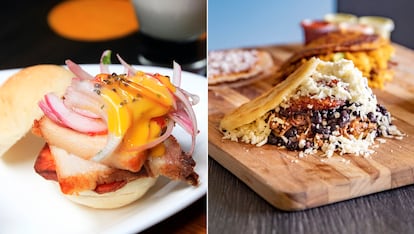 Pan con chicharrón y arepas reina pepiada son los dos platos que se enfrentan en la final del Mundial de Desayunos.