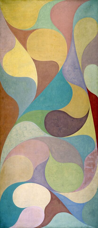 Jacob Bendien, 'Composición abstracta', 1912. Gemeentemuseum Den Haag.