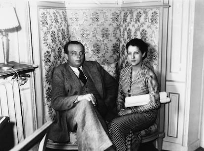 Antoine y Consuelo de Saint-Exupéry en París en 1936.