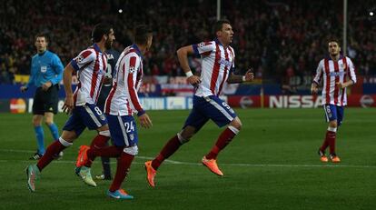 Mandzukic celebra su tercer gol