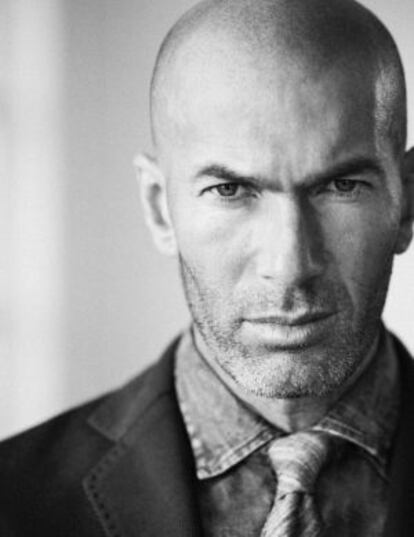 Zidane, en una imagen de la campa&ntilde;a para Mango.