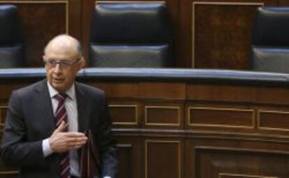 El ministro de Hacienda y Administraciones Públicas, Cristóbal Montoro.