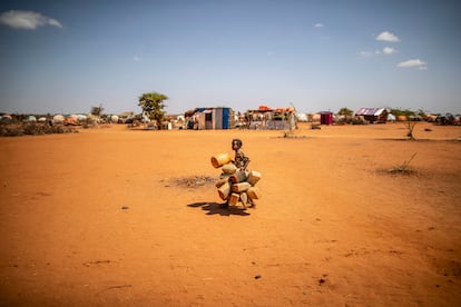 Campamento para desplazados internos de Kaxaarey en Doolow, Somalia