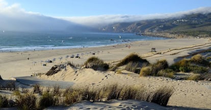 La playa de El Guincho, en Portugal.