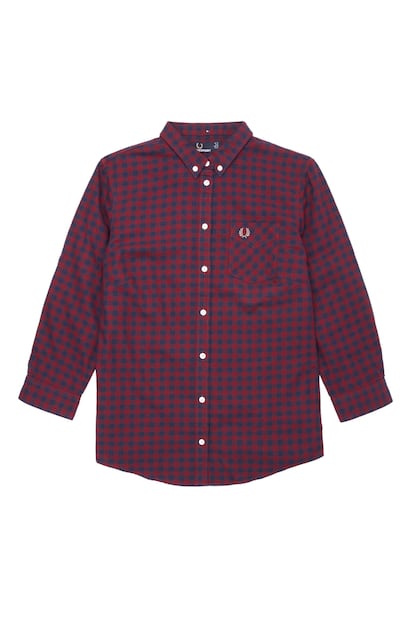 Camisa de cuadros de Fred Perry que puedes compartir con tu chico. Cuesta 93 euros.