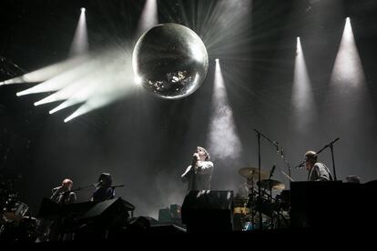 Actuació de LCD Sounsystem al Primavera Sound 2016.