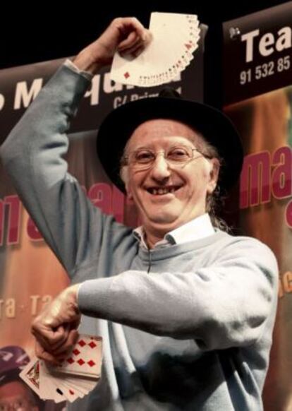 Juan Tamariz, prestidigitador y un clásico de la magia española.