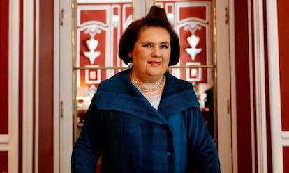 La cr&iacute;tica de moda Suzy Menkes, el pasado jueves en Madrid.