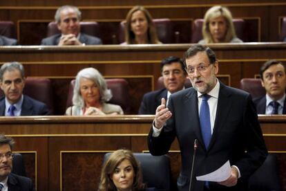 Mariano Rajoy aquest dimecres al Congrés.