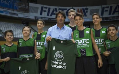 Villacampa, presidente del Joventut, en septiembre.