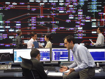Centro de Control de Red Eléctrica Española en Alcobendas (Madrid).