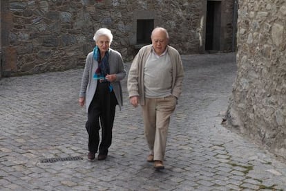 Marta Ferrusola i Jordi Pujol aquest dijous a Queralbs (Ripollès).