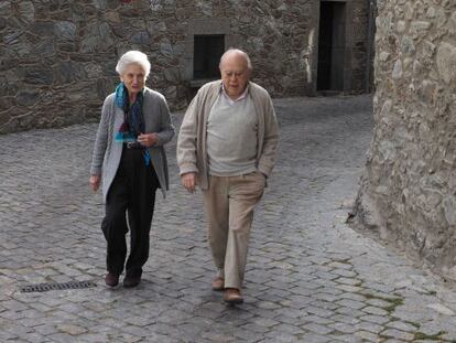 Marta Ferrusola i Jordi Pujol aquest dijous a Queralbs (Ripollès).