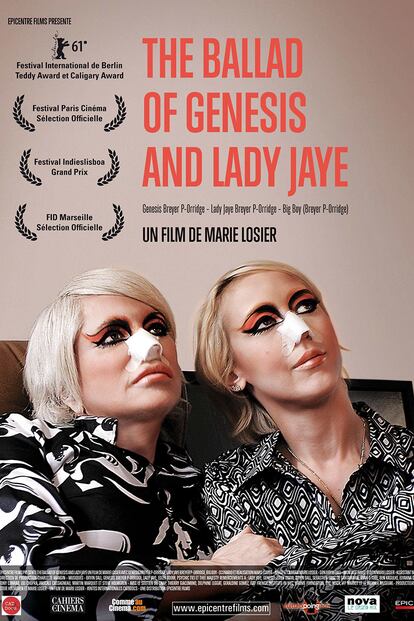 Cartel de ‘The Ballad of Genesis and Lady Jaye’.