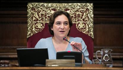 L&#039;alcaldessa de Barcelona, Ada Colau.