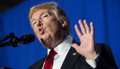 Donald Trump, este miércoles.