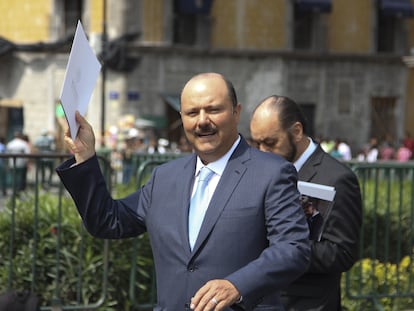 César Horacio Duarte Jáquez, exgobernador de Chihuahua, en Ciudad de México
