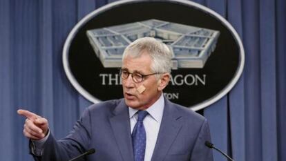 El secretario de Defensa de EE UU, Chuck Hagel. 