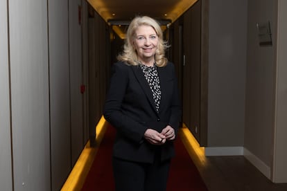 Catherine Russell, executive director of UNICEF, in Madrid.