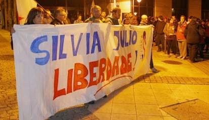 Acto en 2012 en protesta por el arresto de dos independentistas.