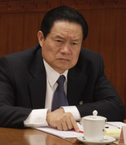 Zhou Yongkang, responsable de seguridad interior del país durante el mandato del anterior presidente, Hu Jintao.