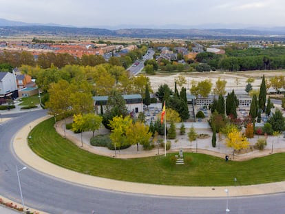 Glorieta del cementerio del Cristo.