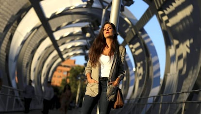 La cantante Anita Kuruba, en Madrid. 