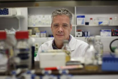 Ron Fouchier, en su laboratorio de Holanda.