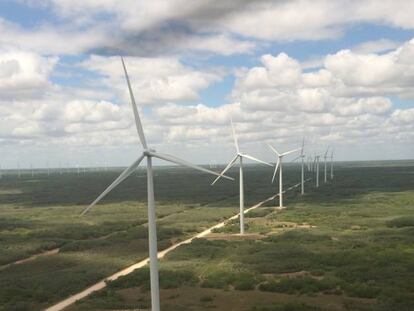 Una instalación eólica en Peñascal, Texas (Estados Unidos). 