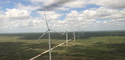 Una instalación eólica en Peñascal, Texas (Estados Unidos). 