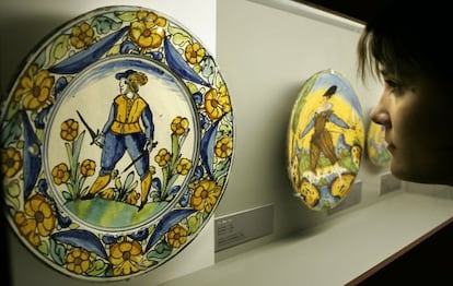 Una de las exposiciones que se han celebrado en el museo de cerámica de Pedralbes.