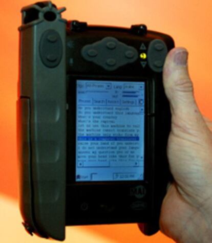 Phraselator, PDA capaz de formular preguntas de viva voz en varios idiomas