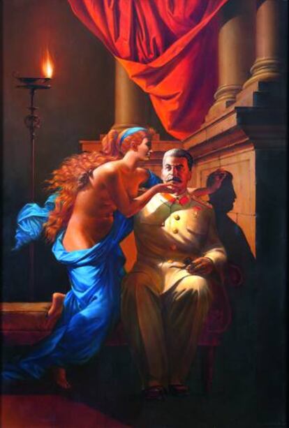 'El origen del realismo socialista nostálgico' (1982-83), obra de Vitaly Komar y Alexander Melamid.