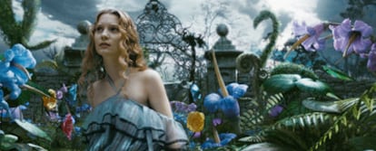 Mia Wasikowska, en una imagen de <i>Alicia,</i> de Tim Burton.