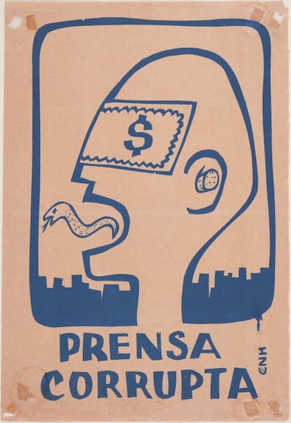 El dinero ciega a la prensa vendida. El Consejo General de Huelga era maltratado por buena parte de los periódicos, que estaban controlados por el Gobierno. 