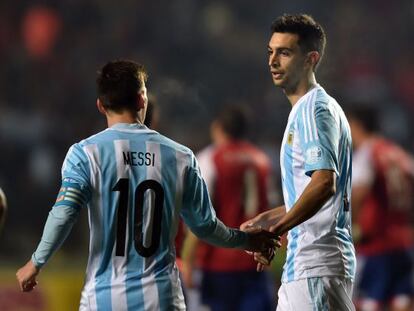 Messi e Pastore, protagonistas.